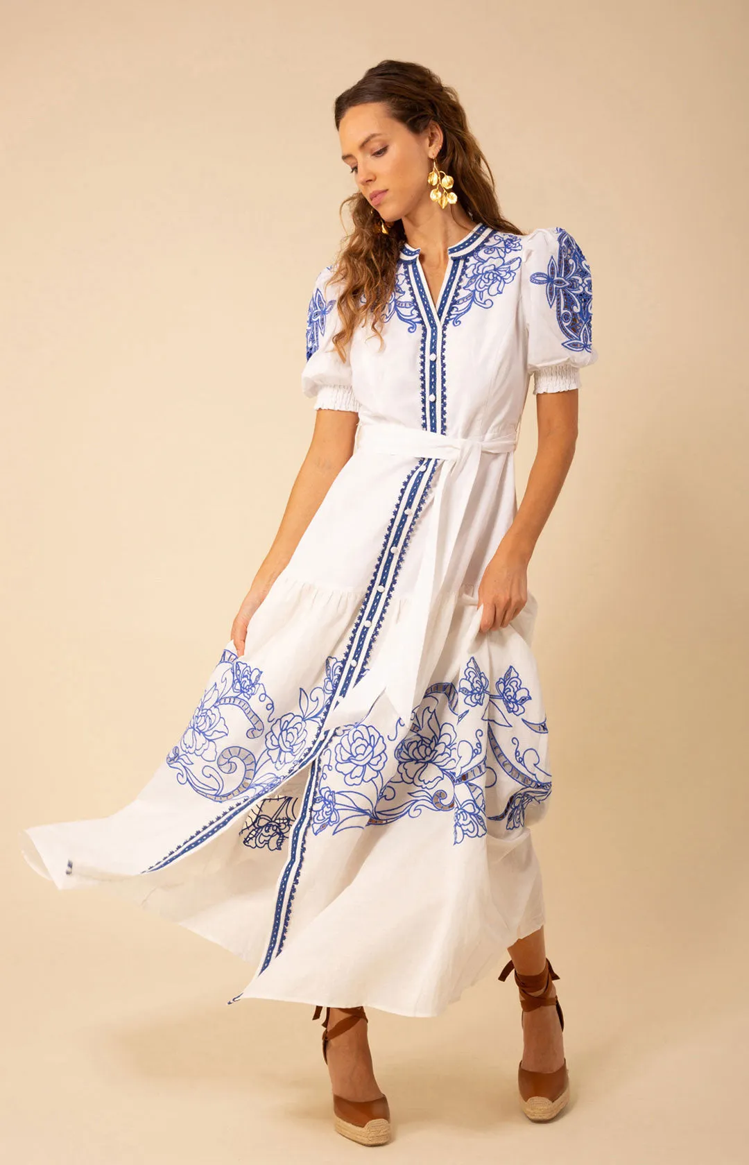 Ruth Linen Maxi Dress