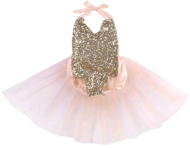 Sequins Romper with Romantic Tutu #1000144