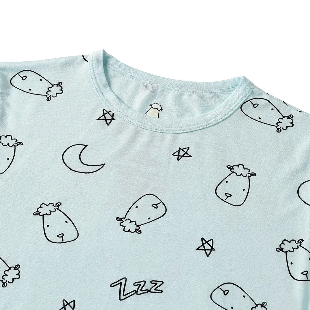 Short Sleeve Shirt Sweet Dreams Baa Baa Blue   Skirt Sweet Dreams Baa Baa Blue