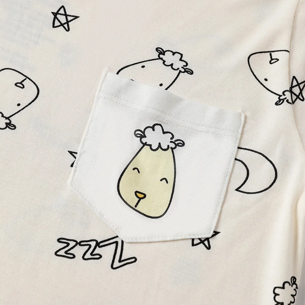 Short Sleeve Shirt Sweet Dreams Baa Baa Yellow   Skirt Sweet Dreams Baa Baa Yellow