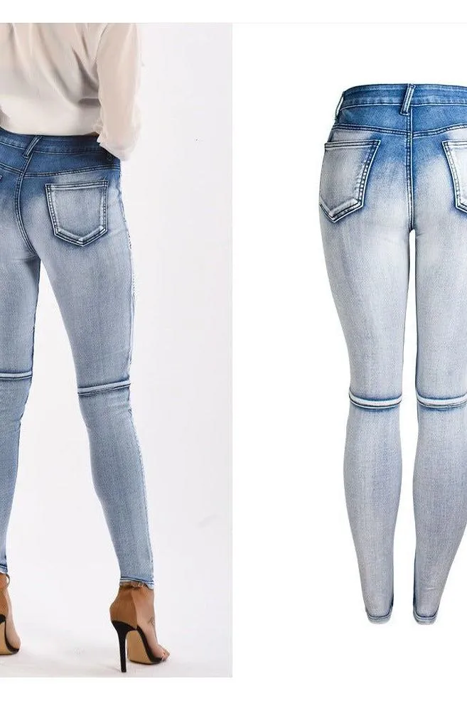 Slim Elastic Denim Pencil jeans