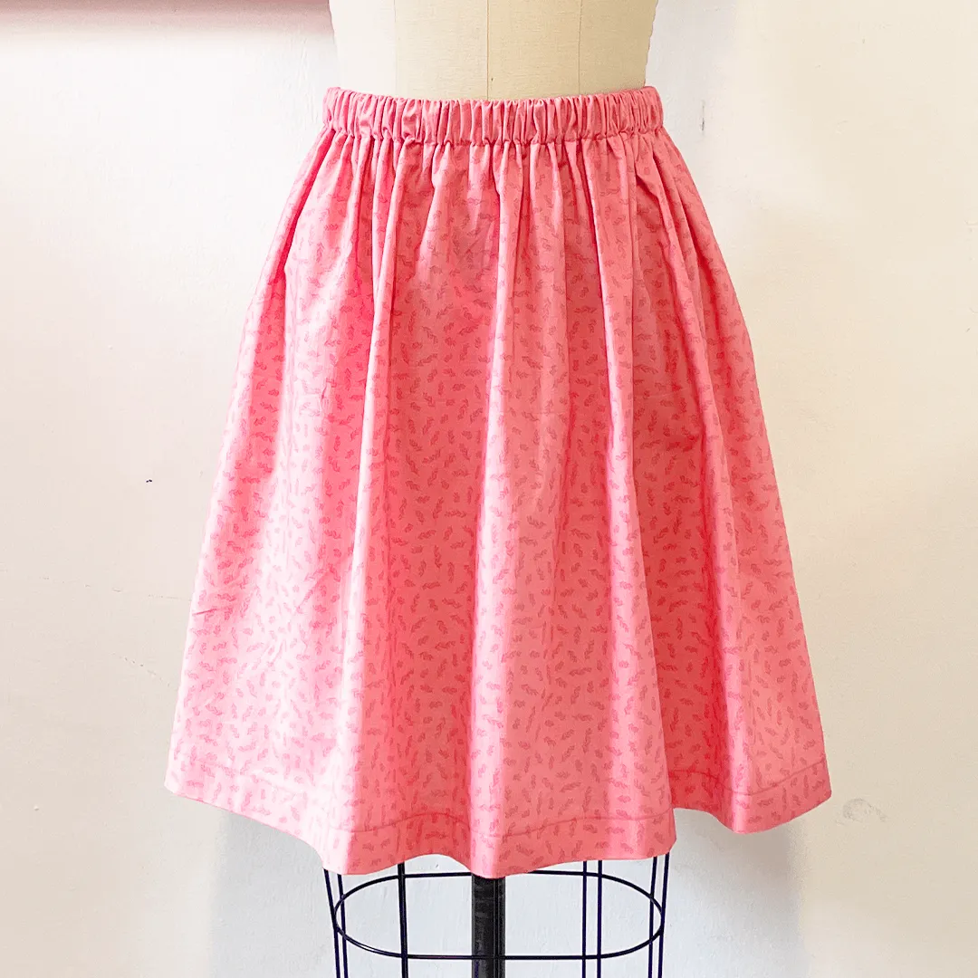 Stretchable Waistband Skirt