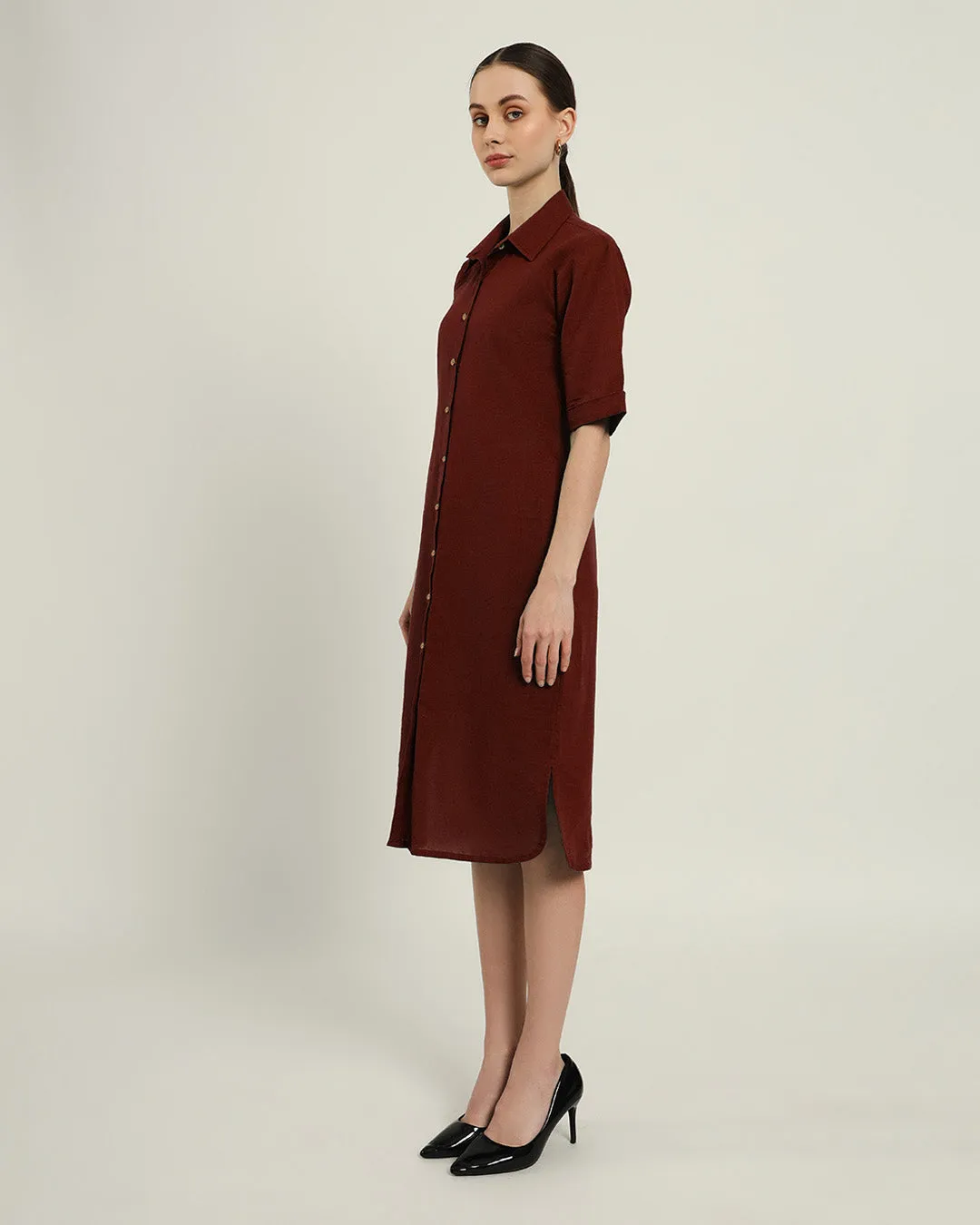 The Tampa Rouge Cotton Dress