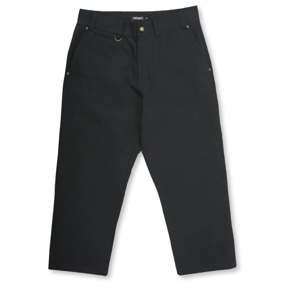 Theories Herringbone Hunting Trousers Black