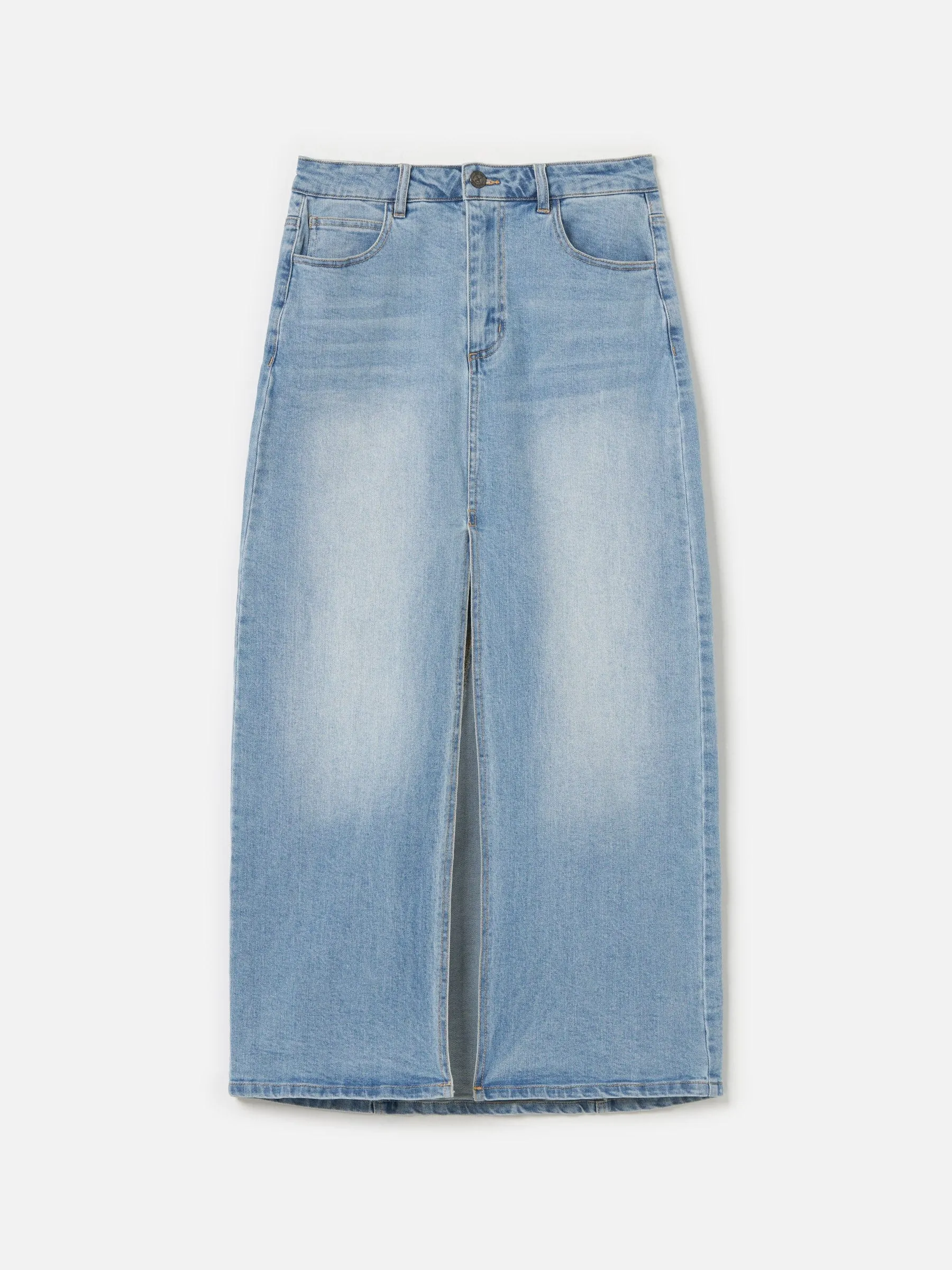 Toulouse Denim Maxi Skirt