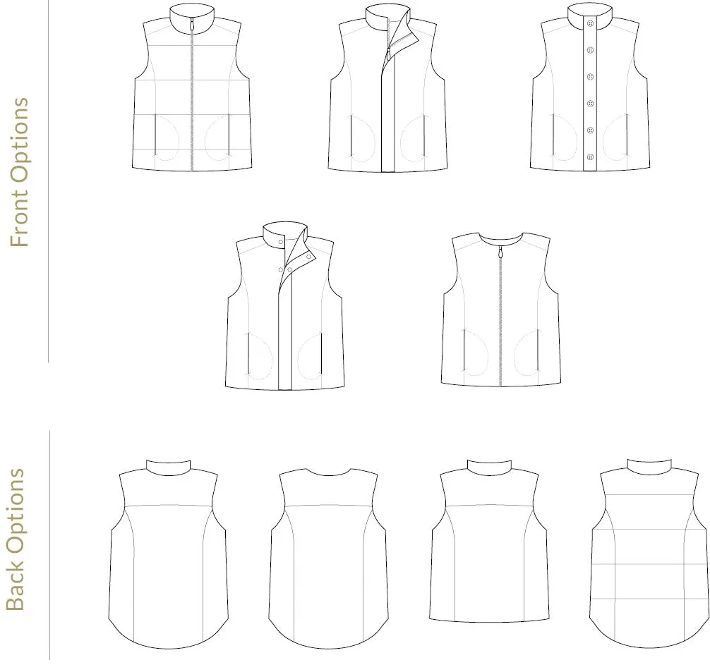 Trailblazer Vest Sewing Pattern - Men's/Straight Fit