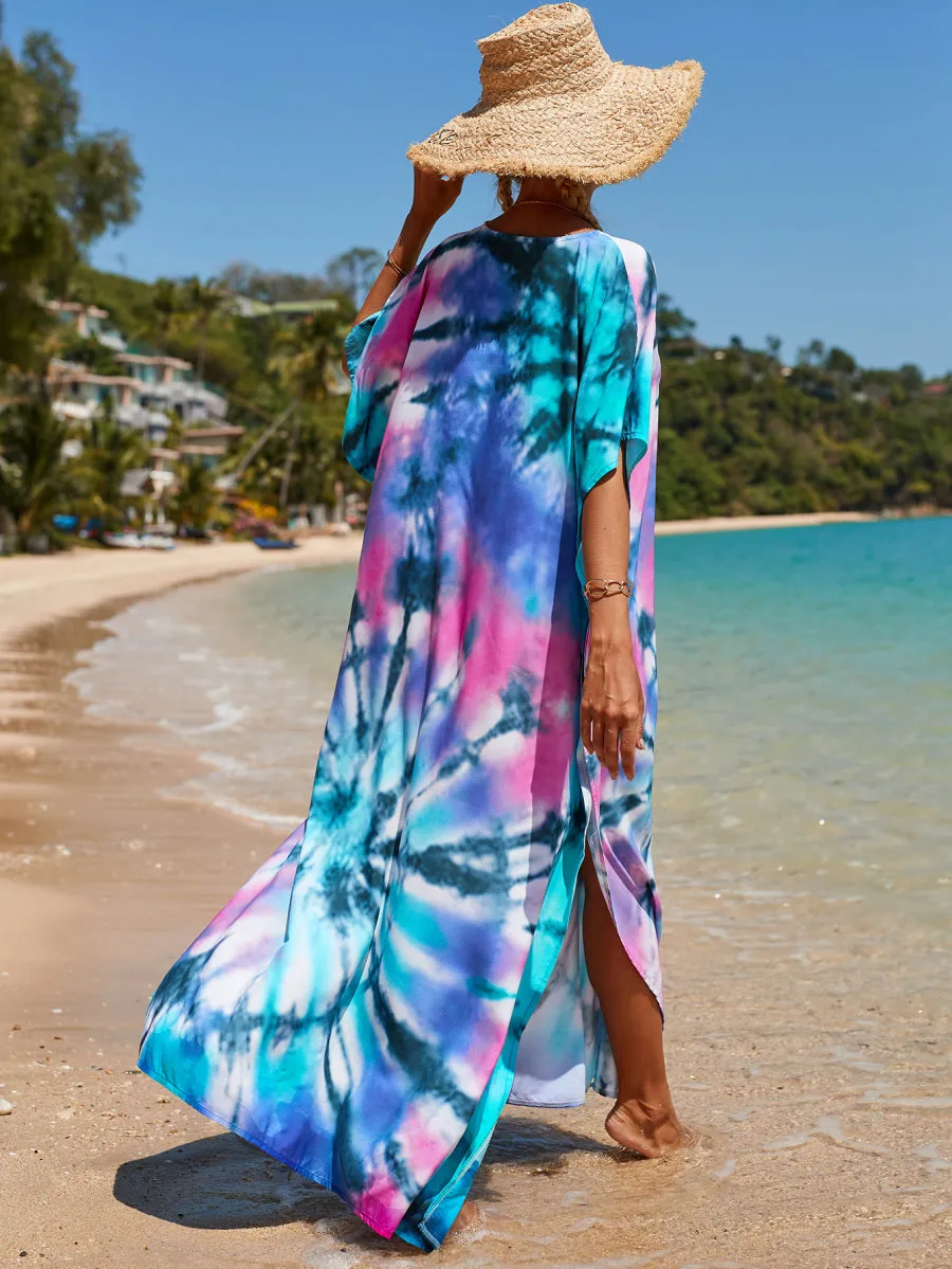 Tropical Bamboo Resort Maxi kaftan AU 12-22-More styles available