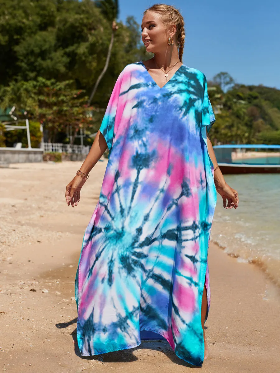 Tropical Bamboo Resort Maxi kaftan AU 12-22-More styles available