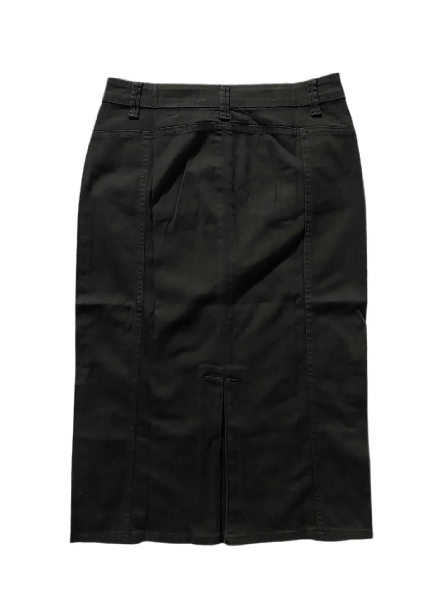 Twill Skirt Style 148/1-1D in Black