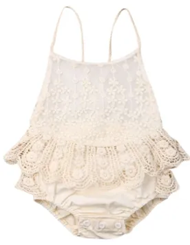 Vintage Lace Boho Romper #1000254