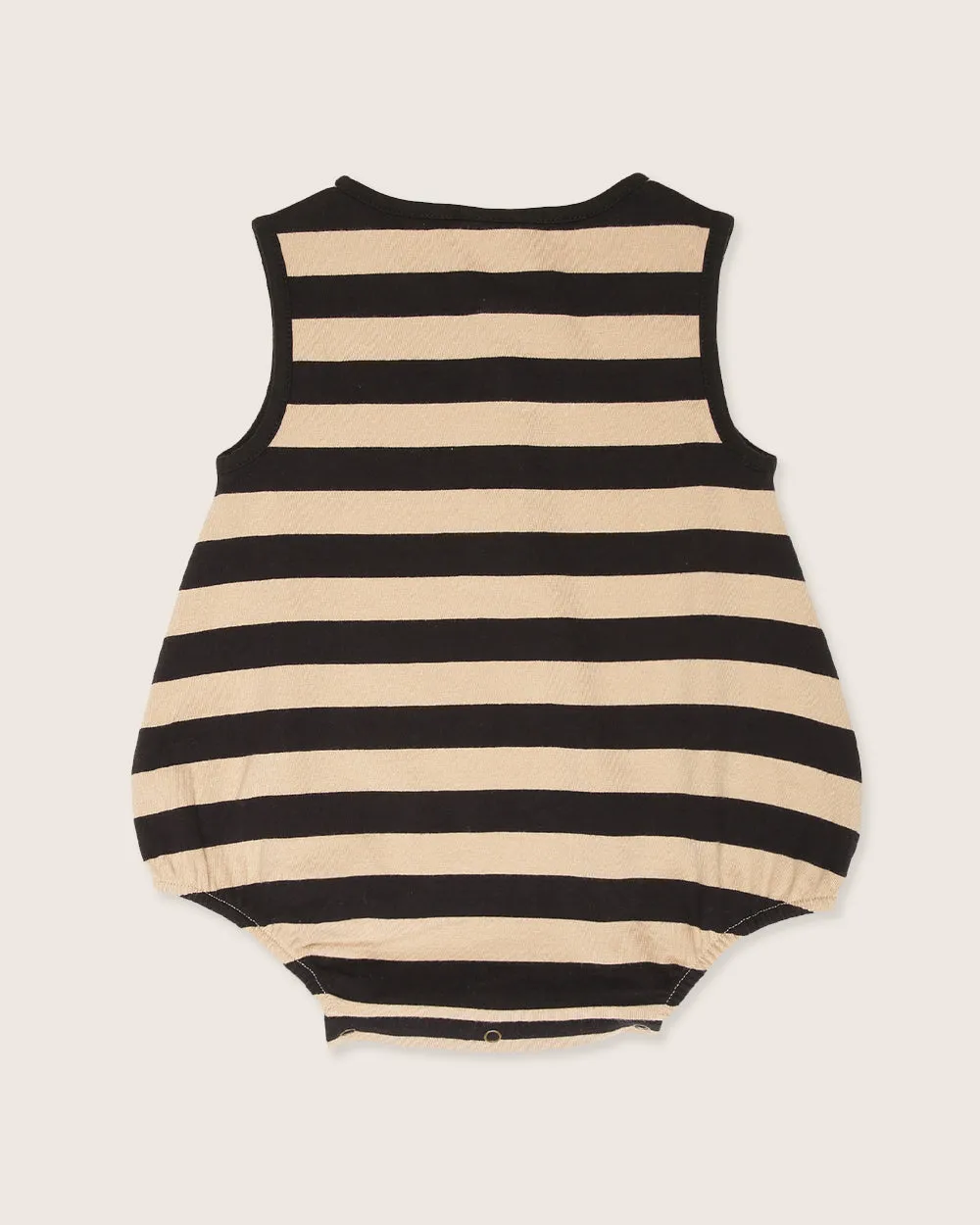 Wide Stripe Bubble Romper