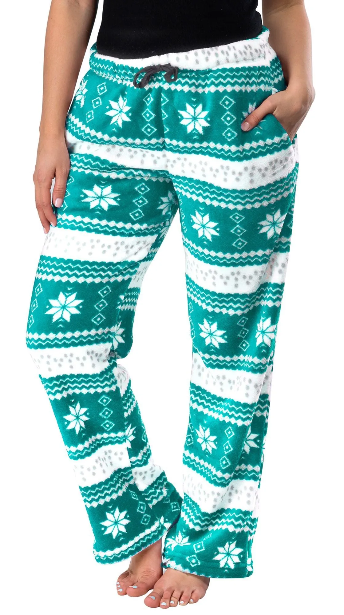 Women's Nordic Coral Fleece Lounge Pants