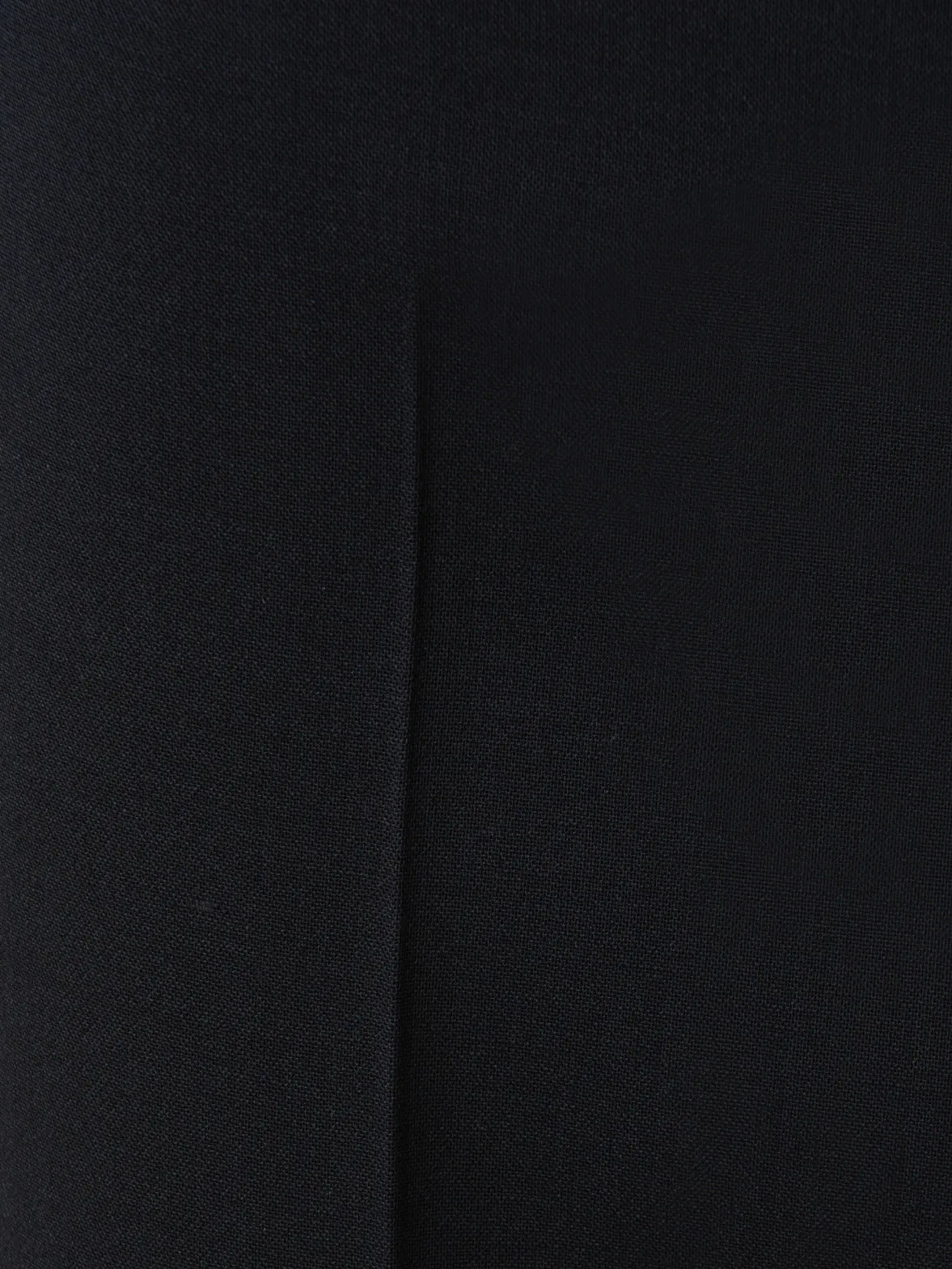 Wool Double-Face Pants with Slim Leg