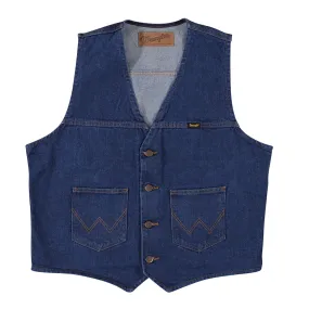 Wrangler Unlined Denim Vest (74130) - Indigo