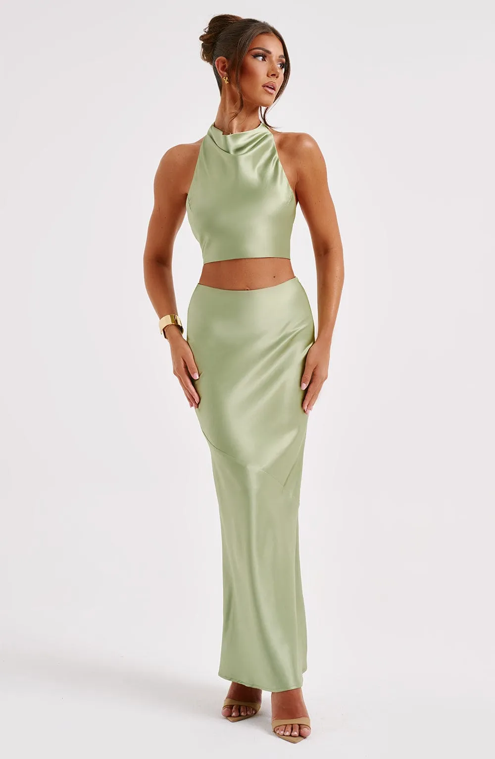 Zaylee Maxi Skirt - Khaki